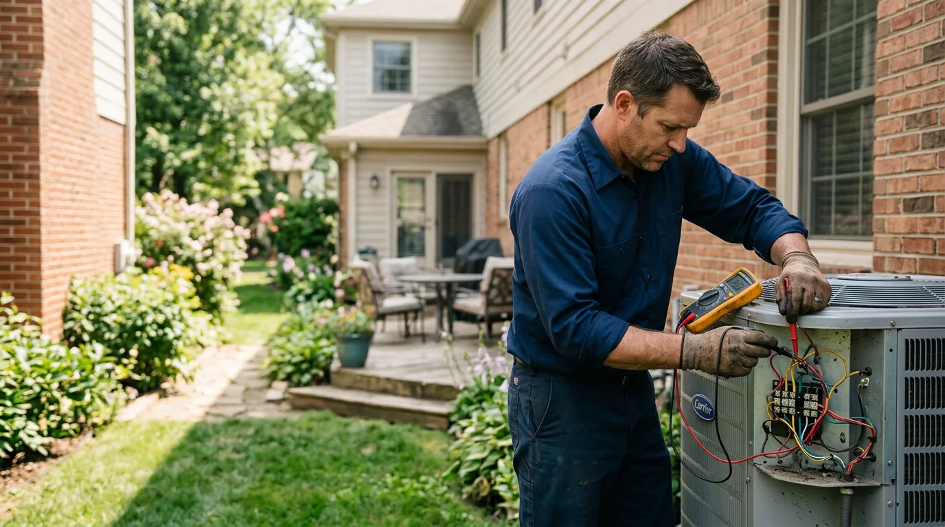 HVAC technician working near Saint Marys, IA